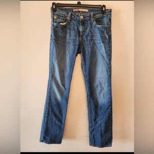 BIG STAR Nina Mid Rise Straight Jeans Size 29 Regular